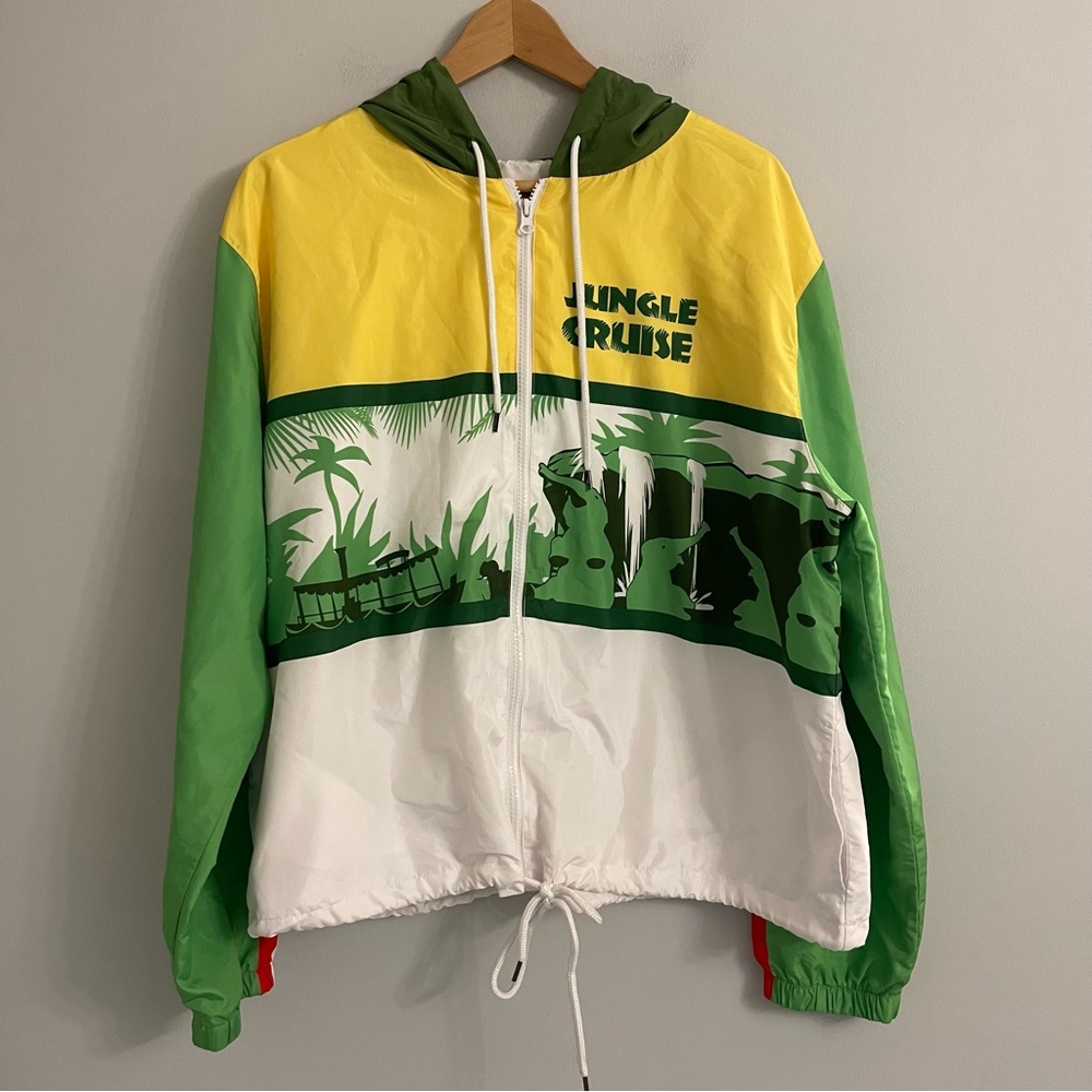 Disney Jungle Cruise Windbreaker - Yellow, Green, White